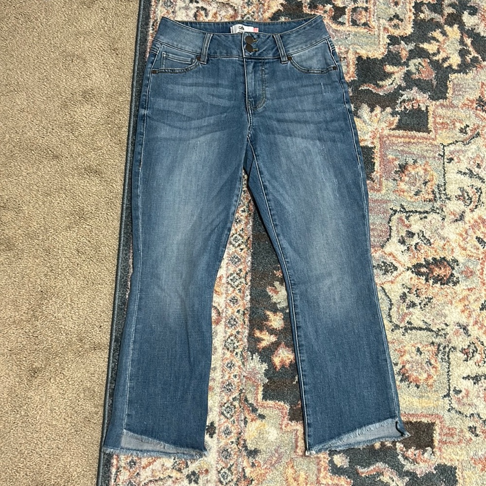 CABI High Rise Crop Jeans